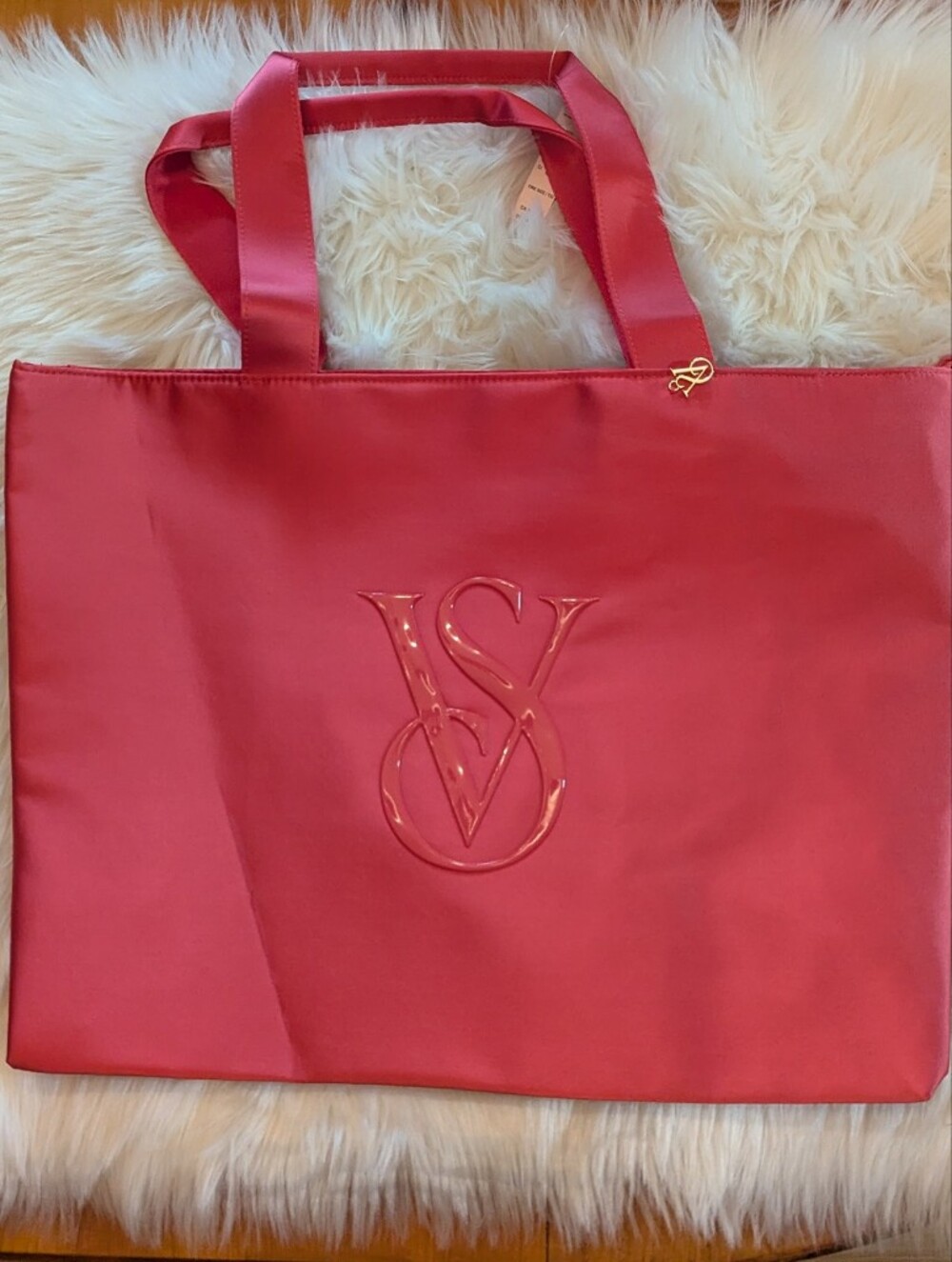 Victoria's Secret Large Red Tote Bag